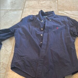 Ralph Lauren Blue Casual Button Down Shirt